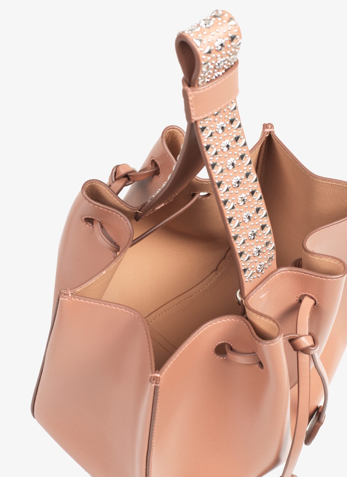 ROSEMARIE C.LUX+VIENNE CLOUS STRAP SAHARA ALAÏA BEIGE  ROSEMARIE C.LUX+VIENNE CLOUS STRAP SAHARA
